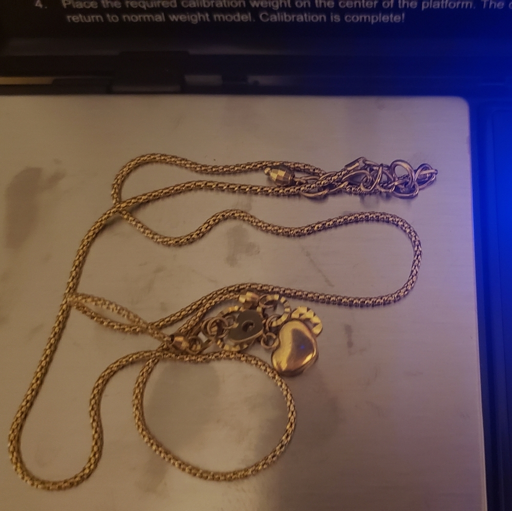 Real 18k saudi gold necklace